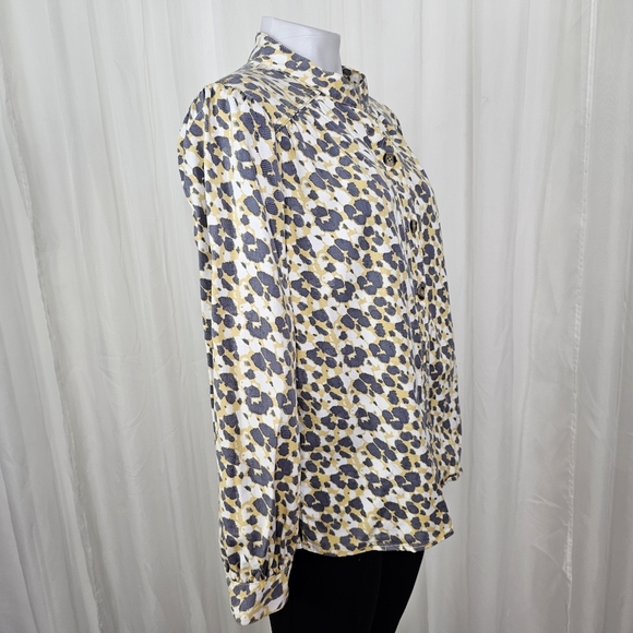 Cabi Providence Shirt Jacket Safari Leopard Animal Print Size Medium - Picture 10 of 15